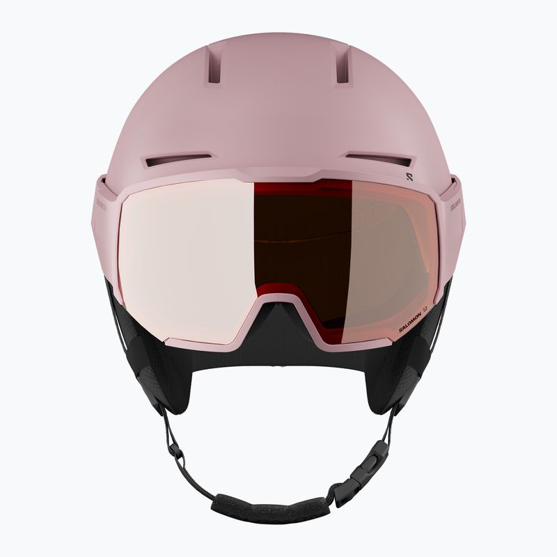 Cască de schi Salomon Osmo Dawn Pink/Flash Tonic/Orange 5