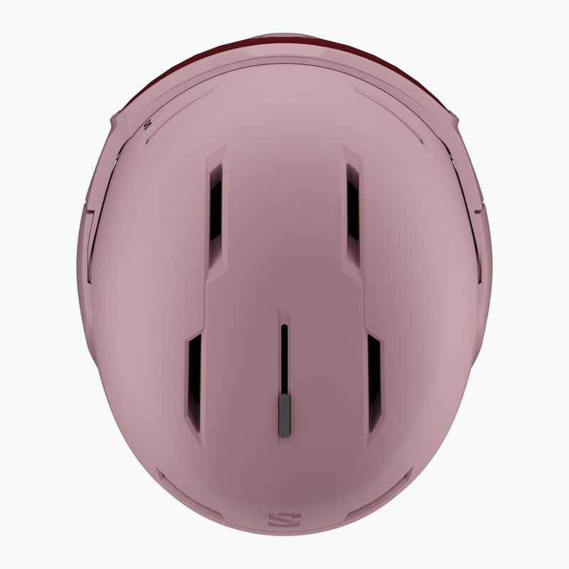 Cască de schi Salomon Osmo Dawn Pink/Flash Tonic/Orange 6