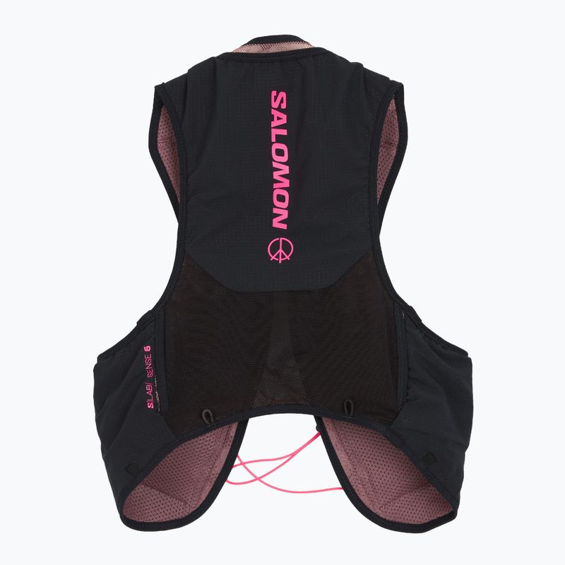 Vestă de alergare Salomon S/Lab Sense 6 Courtney Edition black/rose taupe 2