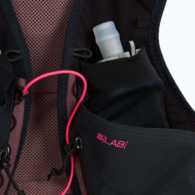 Vestă de alergare Salomon S/Lab Sense 6 Courtney Edition black/rose taupe 3