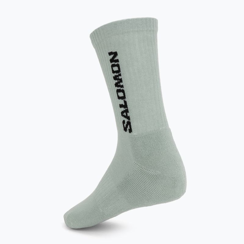 Șosete Salomon Everyday Crew 3 pack stormy weather/sea foam/mustang 5