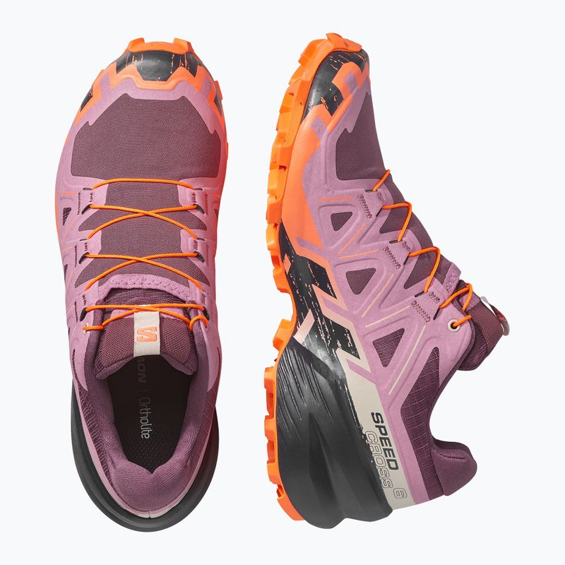 Încălțăminte de alergare pentru femei Salomon Speedcross 6 huckleberry/dusky orchid 4