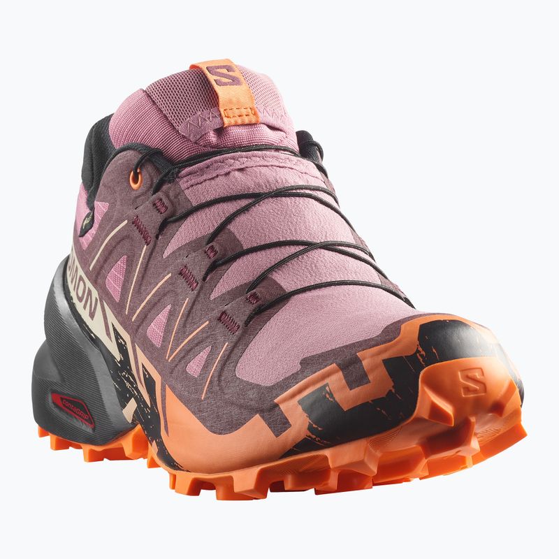 Încălțăminte de alergare pentru femei Salomon Speedcross 6 GTX dusky orchid/huckleberry 2