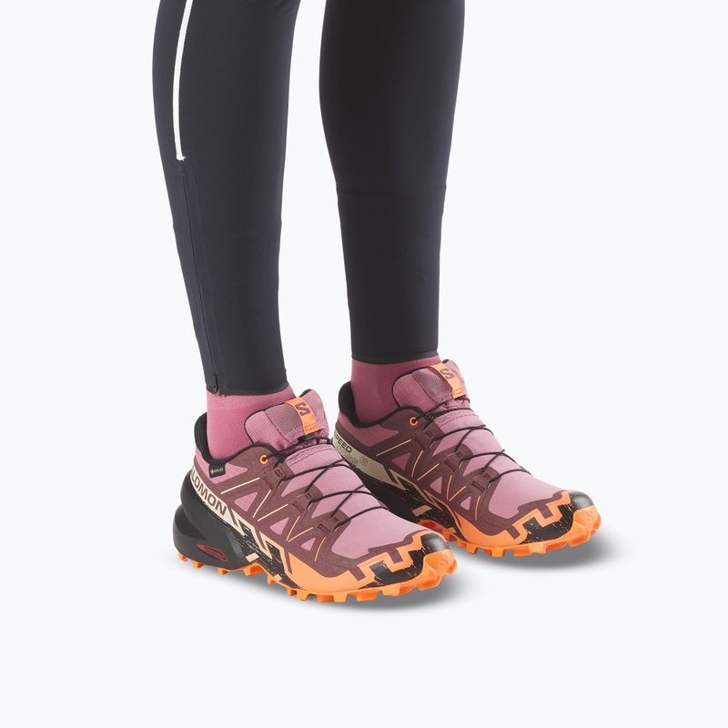 Încălțăminte de alergare pentru femei Salomon Speedcross 6 GTX dusky orchid/huckleberry 6