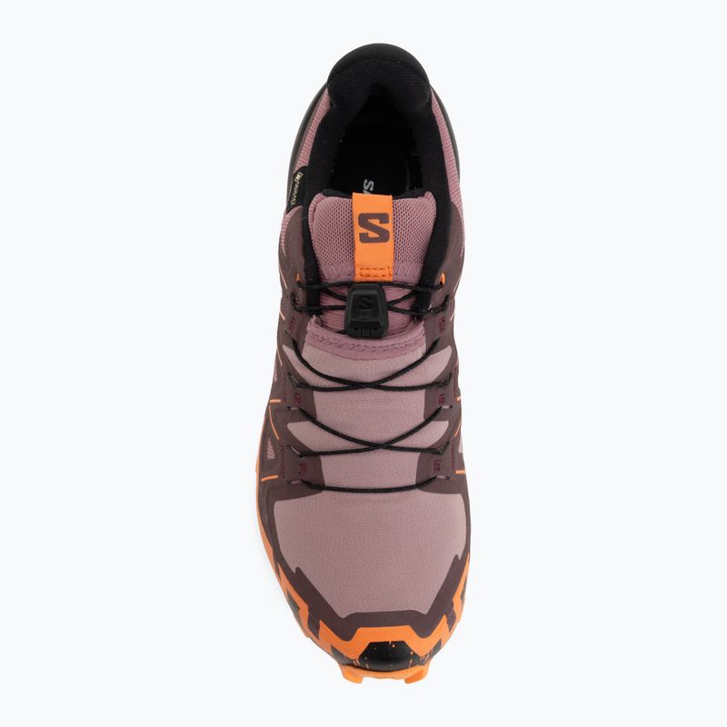 Încălțăminte de alergare pentru femei Salomon Speedcross 6 GTX dusky orchid/huckleberry 5