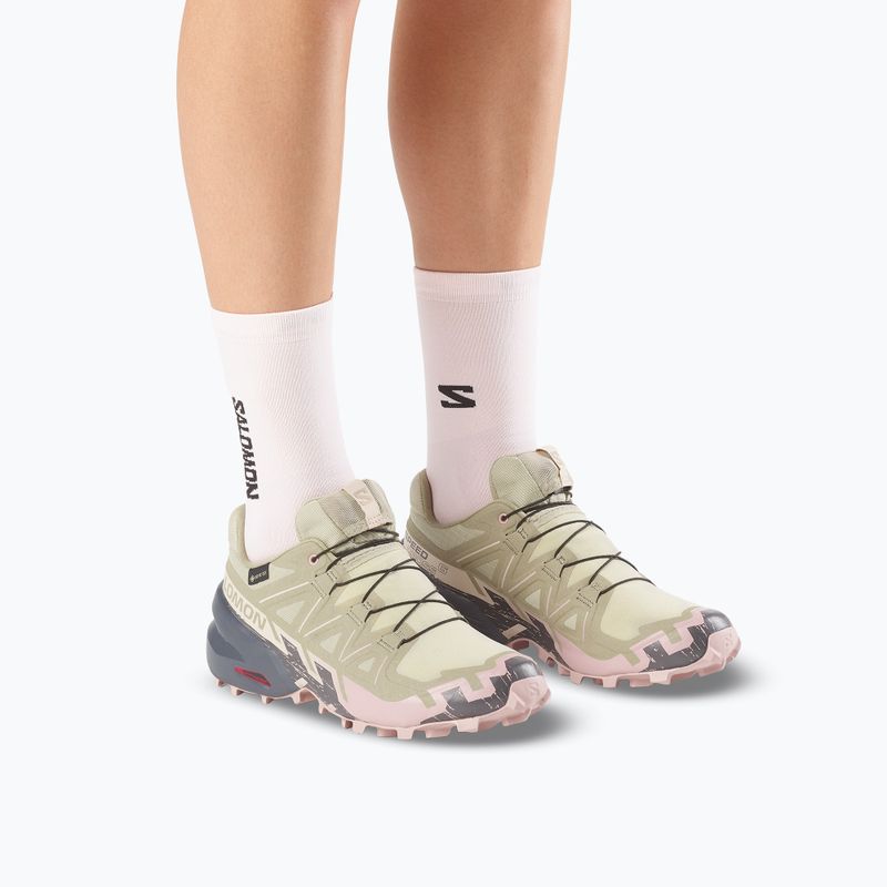 Încălțăminte de alergare pentru femei Salomon Speedcross 6 GTX eucalyptus/slate green 5