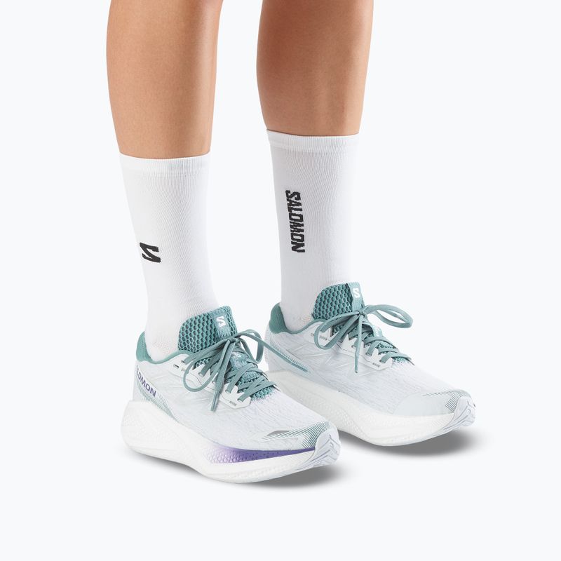Încălțăminte de alergare pentru femei Salomon Aero Glide 4 ancient water/white 5