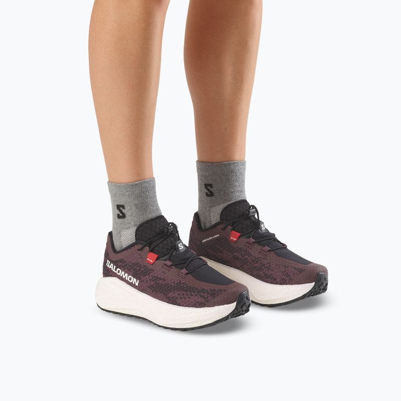 Încălțăminte de alergare pentru femei Salomon Aero Glide 4 GRVL huckleberry/black 5