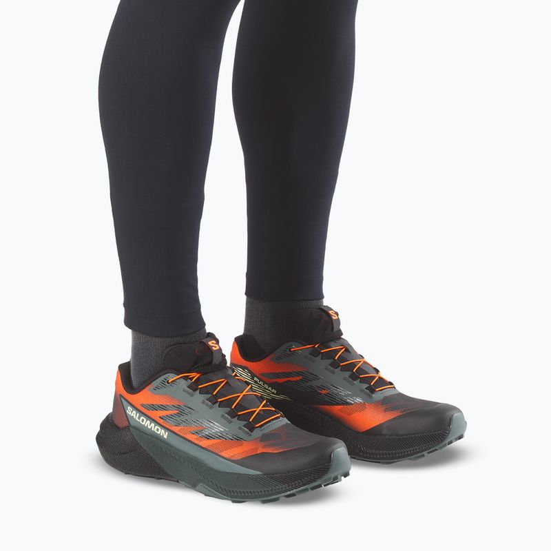 Încălțăminte de alergare pentru bărbați Salomon Pulsar Quiver urban chic/shocking orange 5