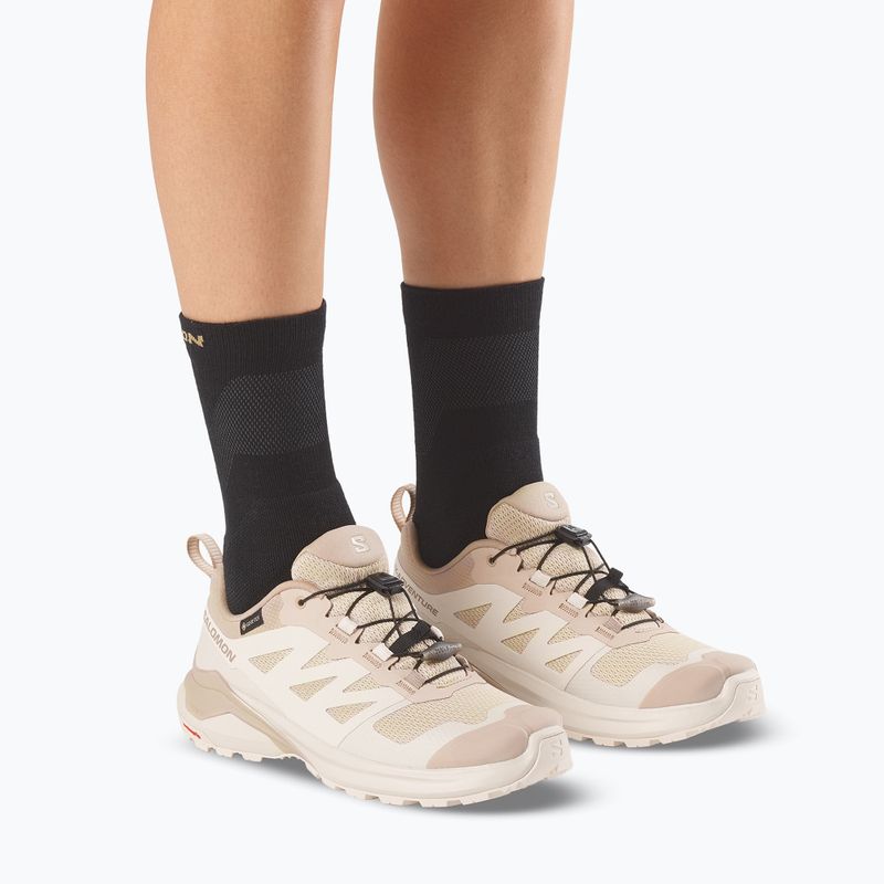 Încălțăminte de trekking pentru femei Salomon X-Adventure GTX Safari/Almond Milk/Desert 5