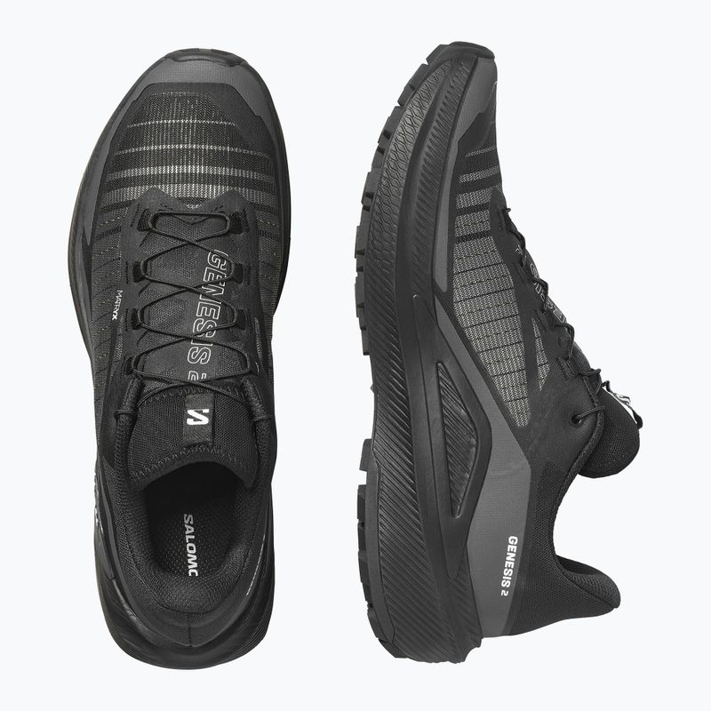 Încălțăminte de alergare pentru bărbați Salomon Genesis 2 black/black 5