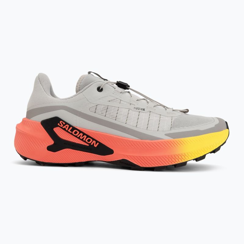 Încălțăminte de alergare pentru bărbați Salomon Genesis 2 gray violet/safety yellow 2