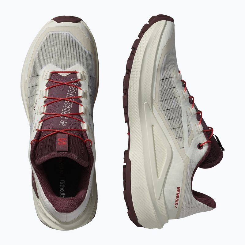 Încălțăminte de alergare pentru femei Salomon Genesis 2 vanilla ice/huckleberry 5