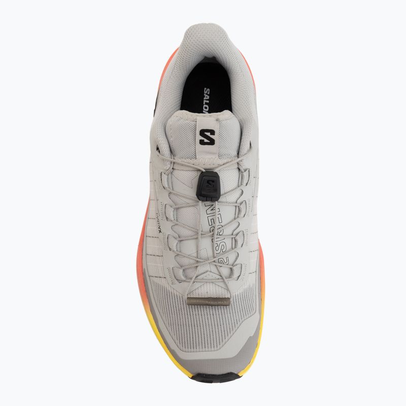 Încălțăminte de alergare pentru femei Salomon Genesis 2 gray violet/safety yellow 5