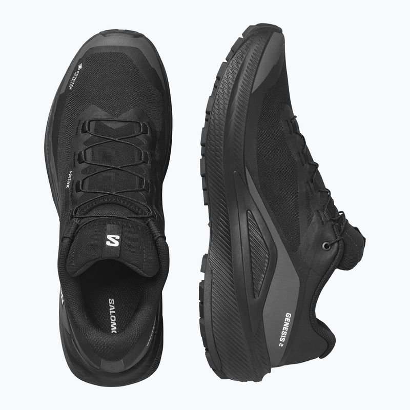 Încălțăminte de alergare pentru bărbați Salomon Genesis 2 GTX black/black 3