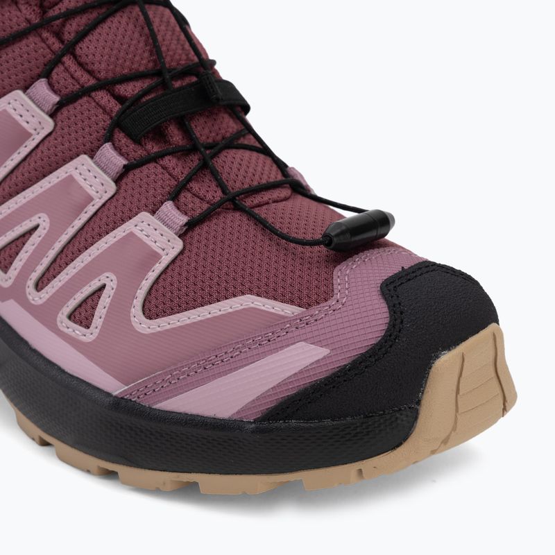 Încălțăminte de drumeție pentru copii Salomon XA Pro Mid Waterproof nocturne/dusky orchid 7