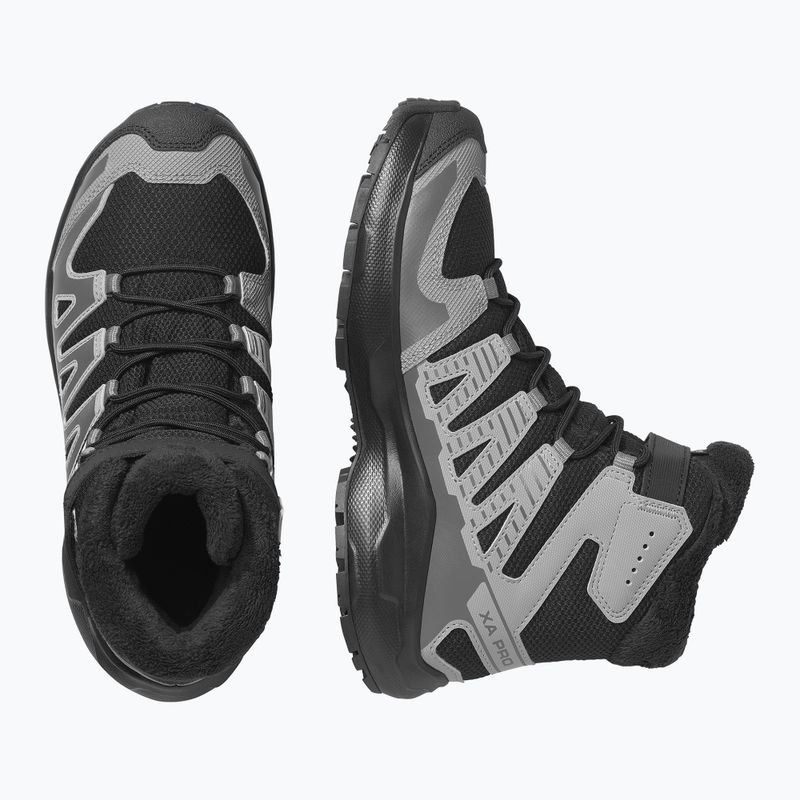 Încălțăminte de drumeție pentru copii Salomon XA Pro Winter Waterproof black/castlerock 2