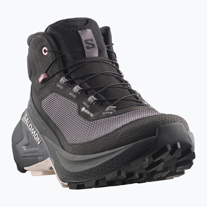 Încălțăminte de drumeție pentru femei Salomon Genesis Mid GTX black/dawn pink