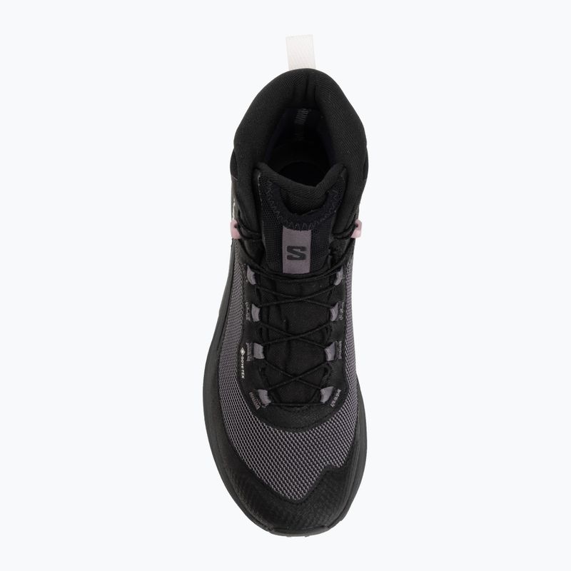 Încălțăminte de drumeție pentru femei Salomon Genesis Mid GTX black/dawn pink 5
