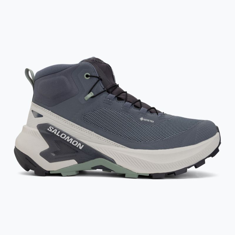 Încălțăminte de drumeție pentru femei Salomon Genesis Mid GTX grisaille/green milieu 2
