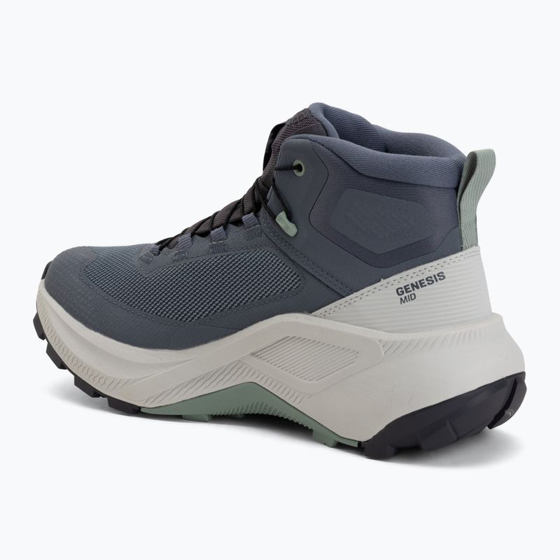 Încălțăminte de drumeție pentru femei Salomon Genesis Mid GTX grisaille/green milieu 3