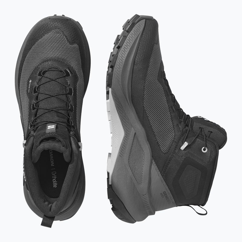 Încălțăminte de drumeție pentru bărbați Salomon Genesis Mid GTX black/asphalt 3