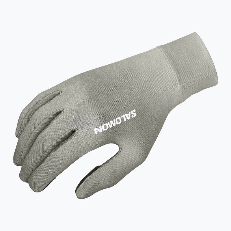 Mănuși de alergare Salomon Merino Gloves castor gray 2