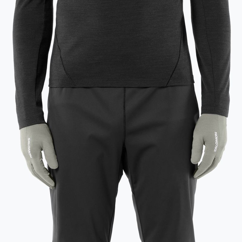 Mănuși de alergare Salomon Merino Gloves castor gray 4