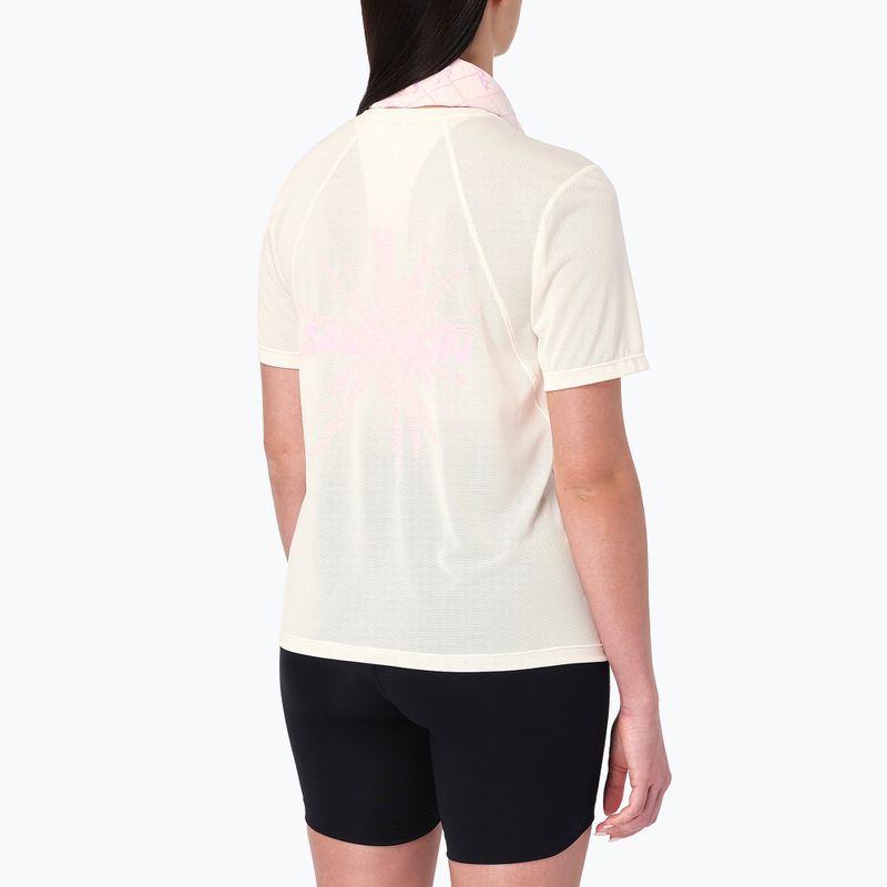 Tricou de alergare pentru femei Salomon Shakeout Core GFX SS Tee whisper white/pink frosting 2