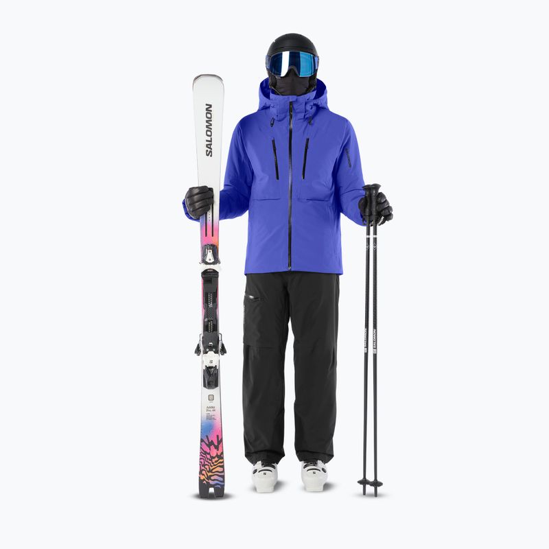 Geacă de schi pentru bărbați Salomon Brilliant 2.0 clematis blue 2