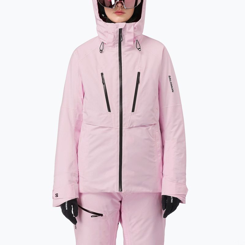 Geacă de schi pentru femei Salomon Brilliant 2.0 icy pink