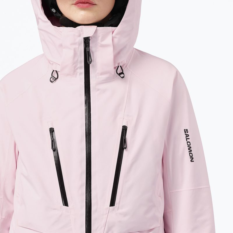 Geacă de schi pentru femei Salomon Brilliant 2.0 icy pink 4