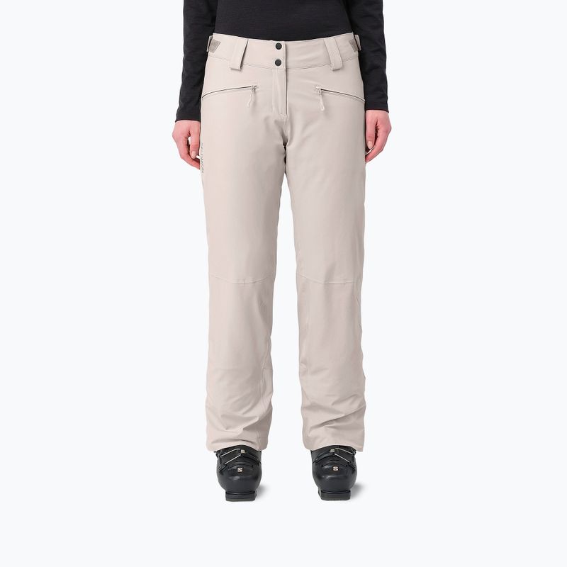Pantaloni de schi pentru femei Salomon Edge silver cloud