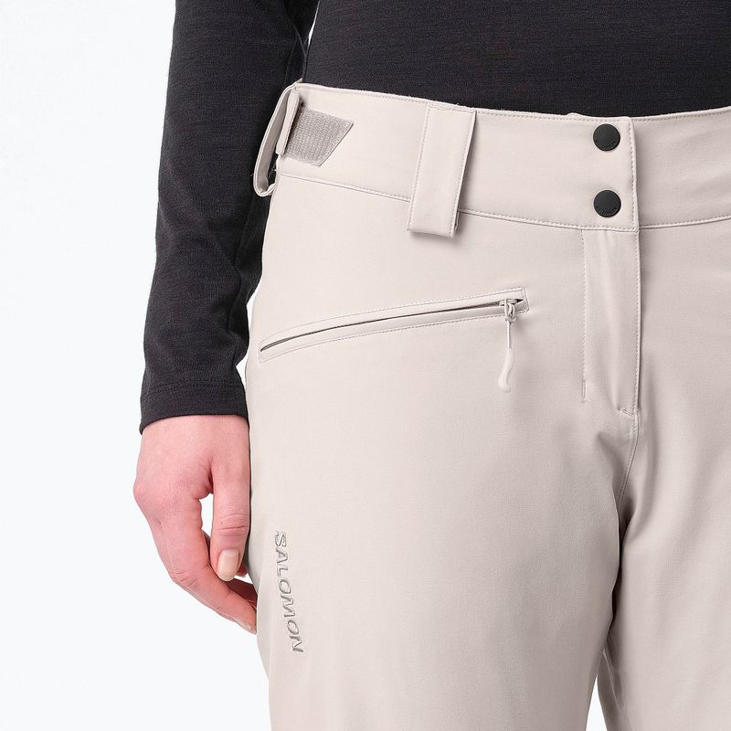 Pantaloni de schi pentru femei Salomon Edge silver cloud 3