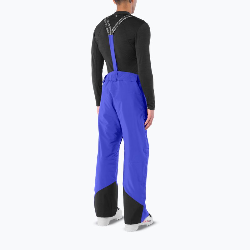 Pantaloni de schi pentru bărbați Salomon Brilliant clematis blue 2