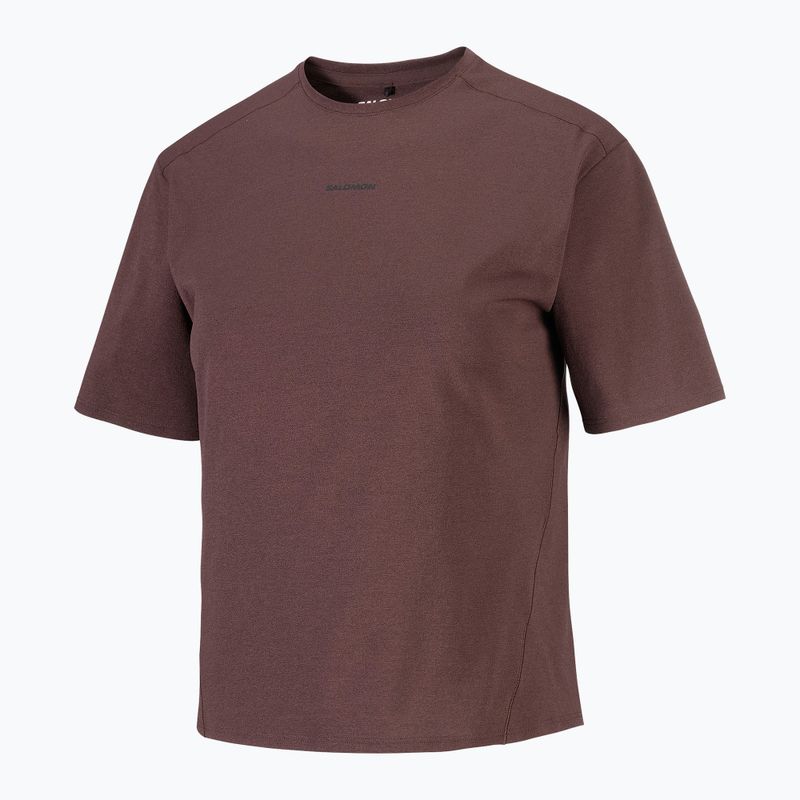 Tricou pentru femei Salomon Trackline coffee bean 5