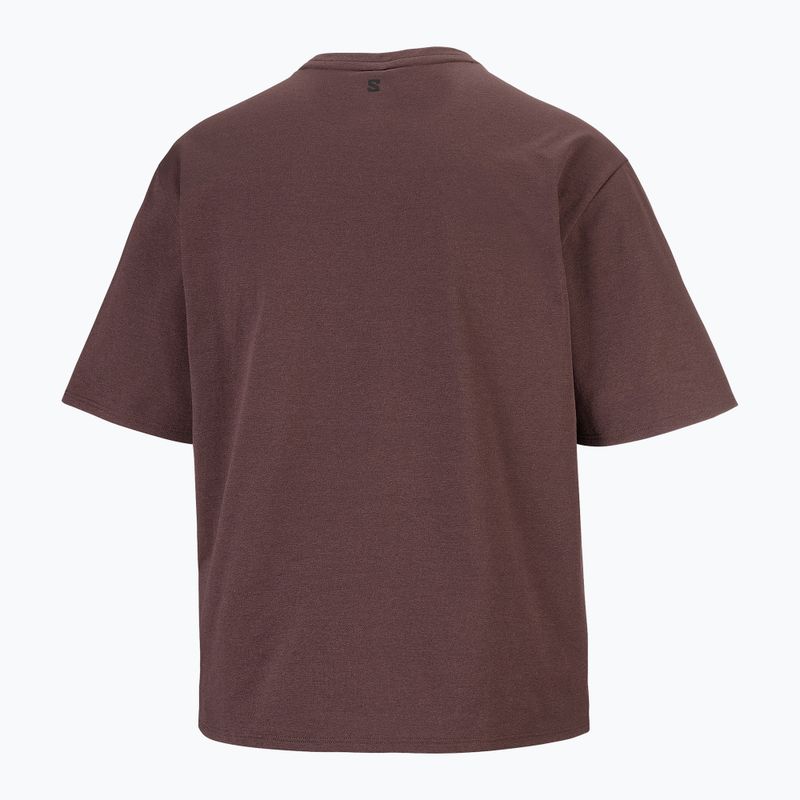 Tricou pentru femei Salomon Trackline coffee bean 6