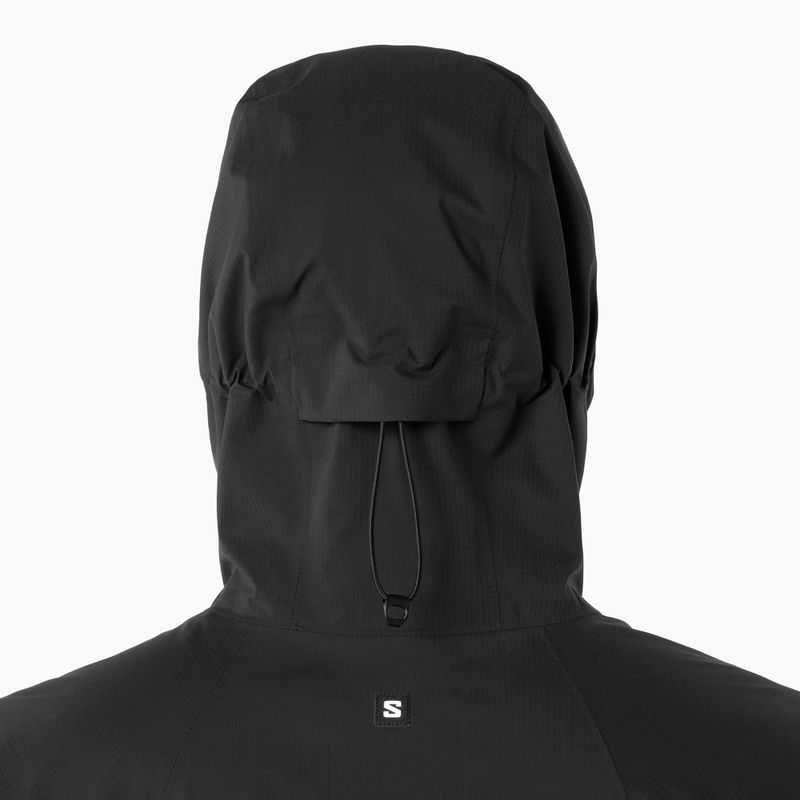 Geacă de ploaie pentru bărbați Salomon Outquest 2.5L deep black 3