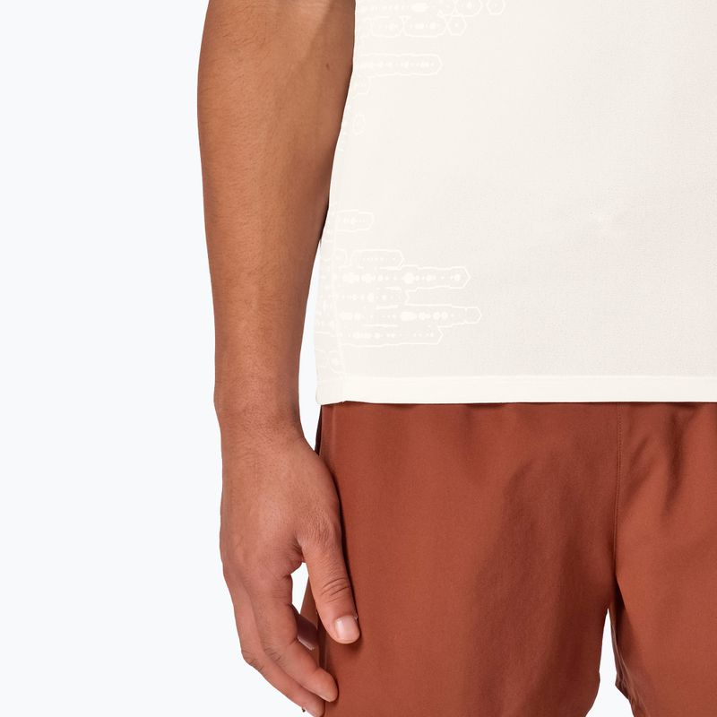 Tricou de alergare pentru bărbați Salomon Sense Aero GFX Tee SS whisper white/raind day/bright white 3