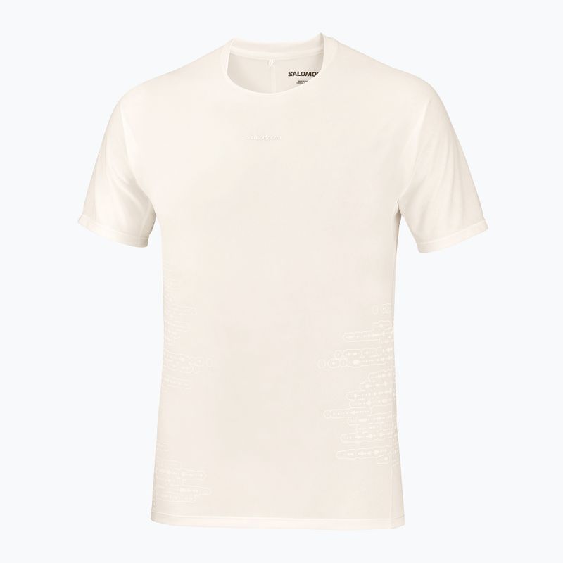 Tricou de alergare pentru bărbați Salomon Sense Aero GFX Tee SS whisper white/raind day/bright white 5