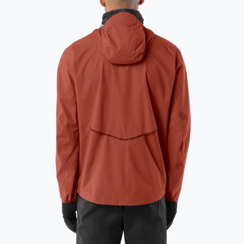 Geacă de alergare pentru bărbați Salomon Bonatti Waterproof burnt umber 2