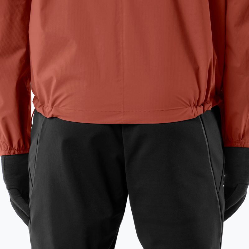 Geacă de alergare pentru bărbați Salomon Bonatti Waterproof burnt umber 5