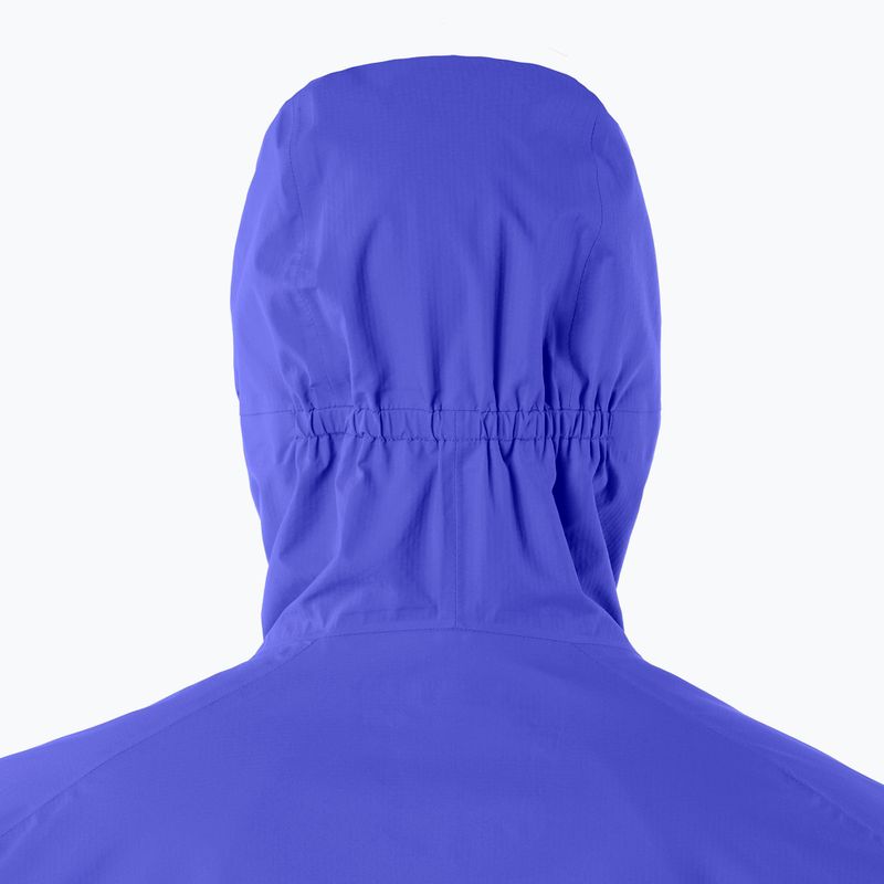 Geacă de alergare pentru bărbați Salomon Bonatti Waterproof clematis blue 3