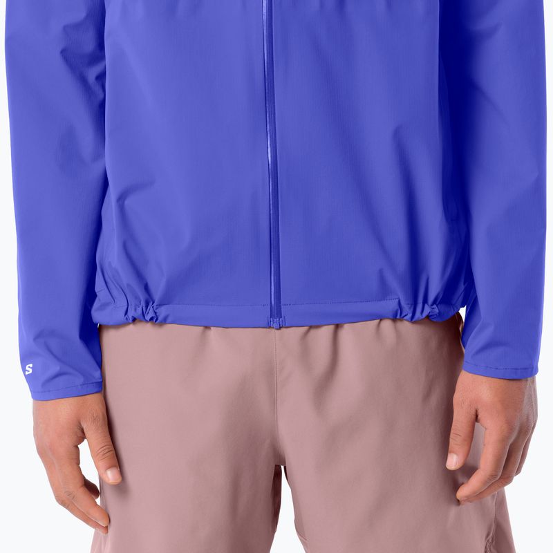 Geacă de alergare pentru bărbați Salomon Bonatti Waterproof clematis blue 4
