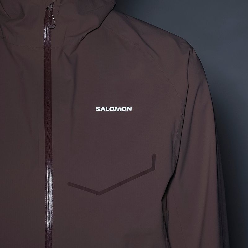 Geacă de alergare pentru femei Salomon Bonatti Waterproof antler 8