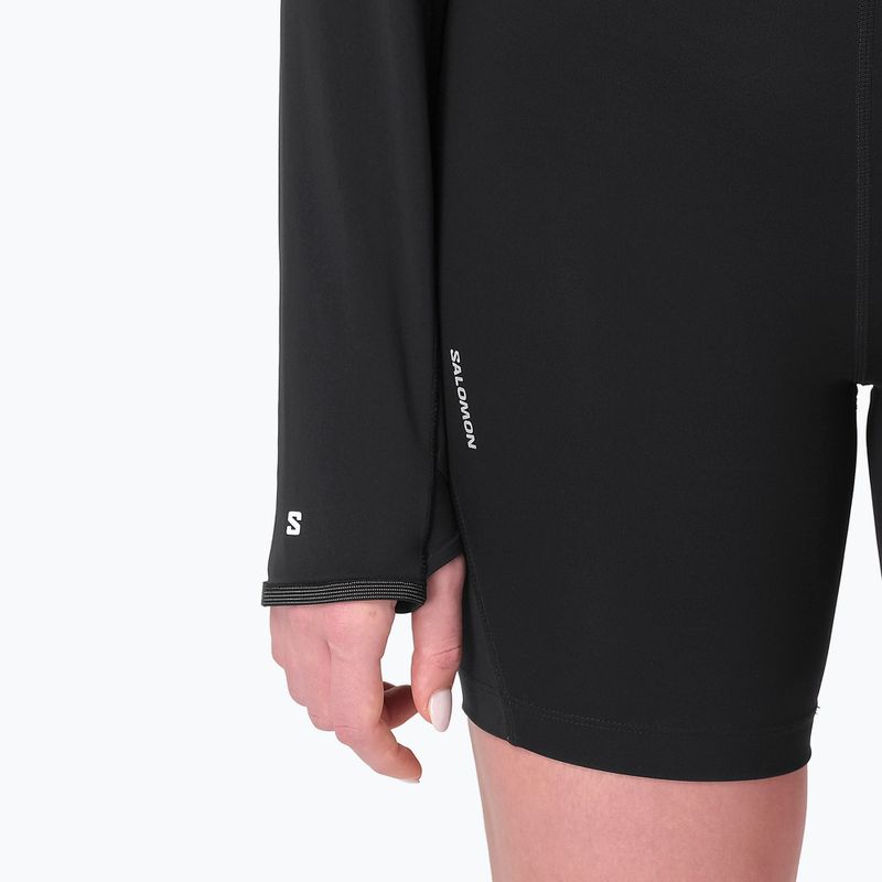 Bluză pentru femei Salomon Sense Aero Hybrid CP PLVR deep black 4