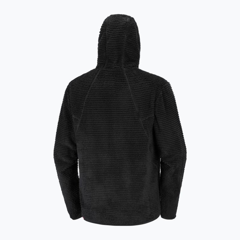 Bluză fleece pentru bărbați Salomon Thernova Fleece Hoodie deep black 7