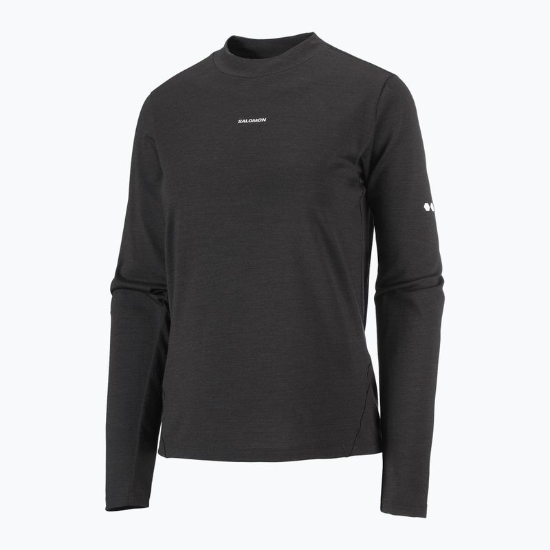 Longsleeve de alergare pentru femei Salomon Sense Merino Tee LS deep black 5