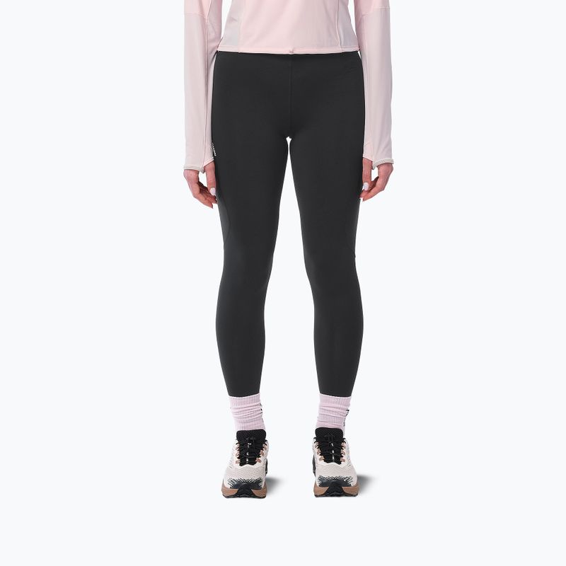 Colanți de alergare pentru femei Salomon Shakeout Core Warm Tights deep black
