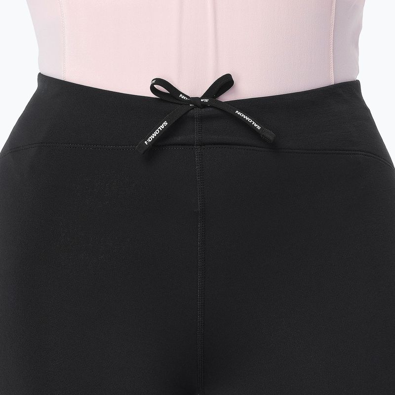 Colanți de alergare pentru femei Salomon Shakeout Core Warm Tights deep black 4